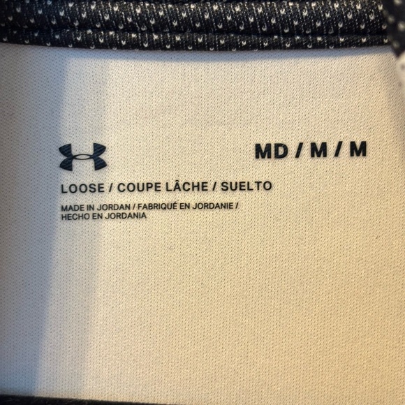 Women's Under Armour Grey Black Mock Neck Heat Tech Ski Hoodie Size Medium - Picture 3 of 4